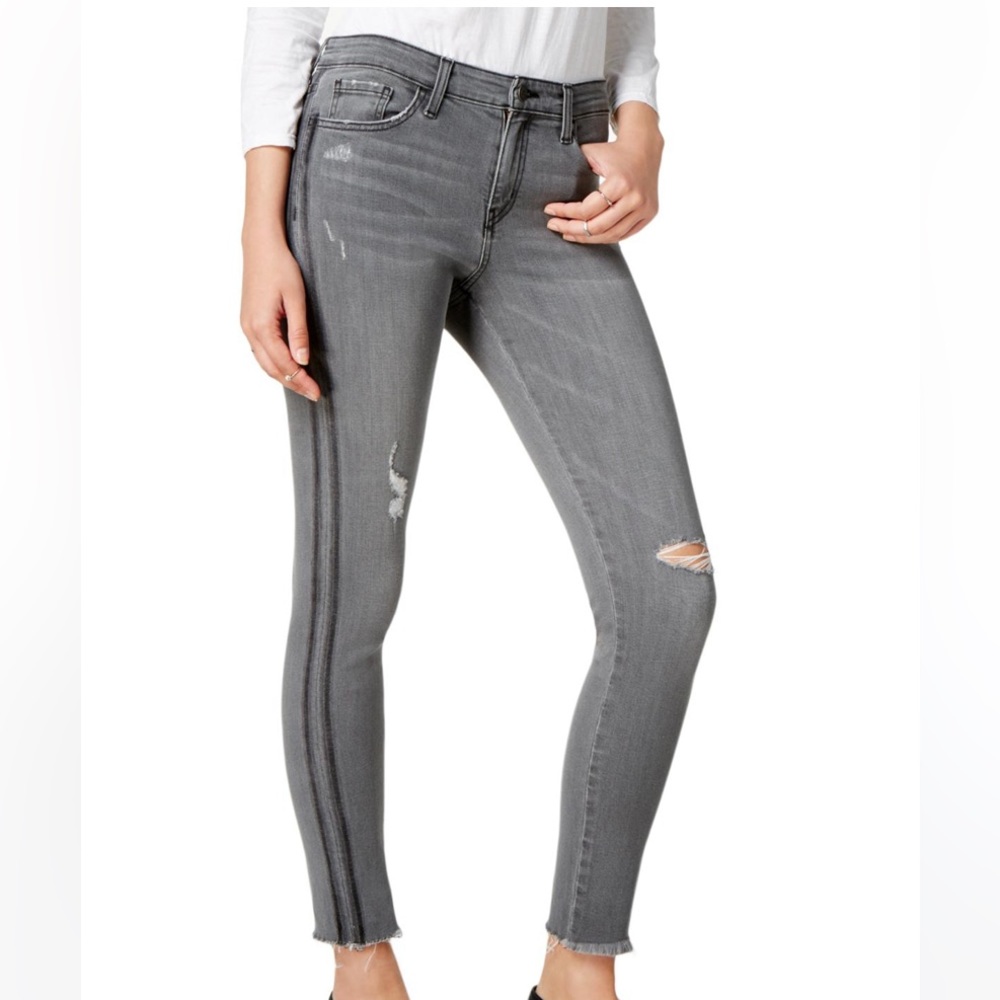 Flying Monkey distressed gray skinny jeans size 29